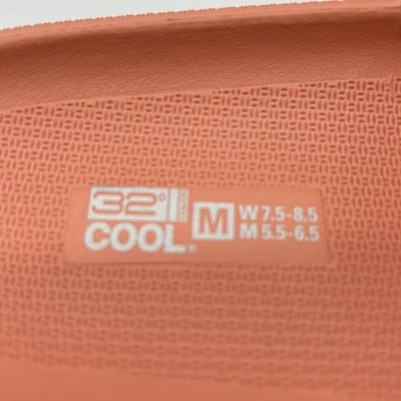 1892- 32 Degrees Cool Cushion Slide Orange Color Size M NWT - Picture 8 of 10
